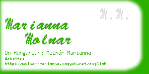 marianna molnar business card
